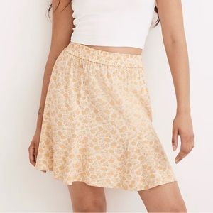 Madewell Pull-On Swing Mini Skirt in Piccola Floral Size Small